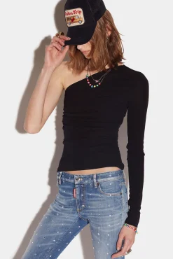 Camping Crew One Shoulder Top