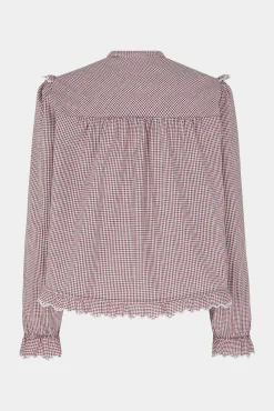 Check Embellished Shirt