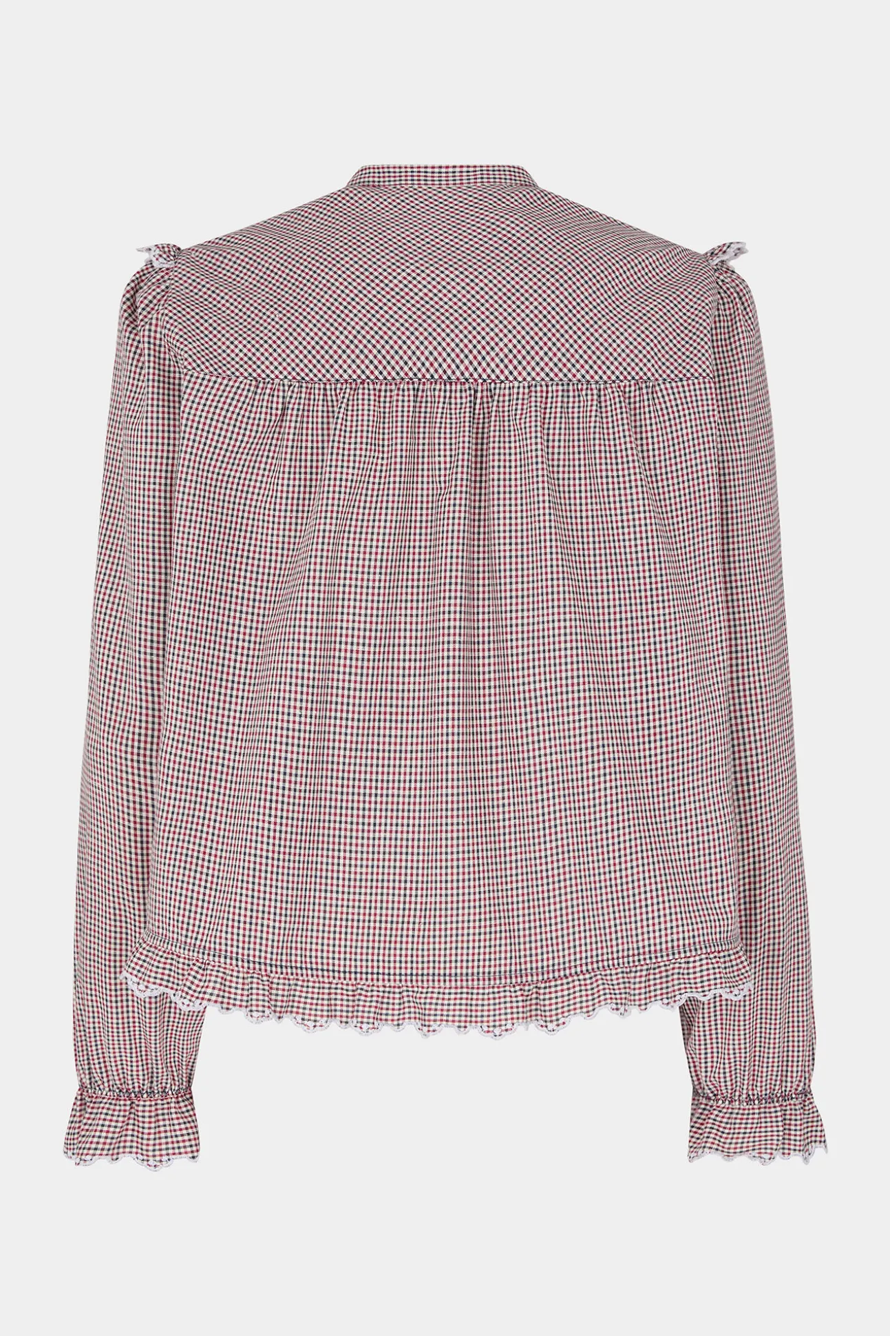 Check Embellished Shirt