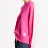 Contrast Color Crewneck Knit