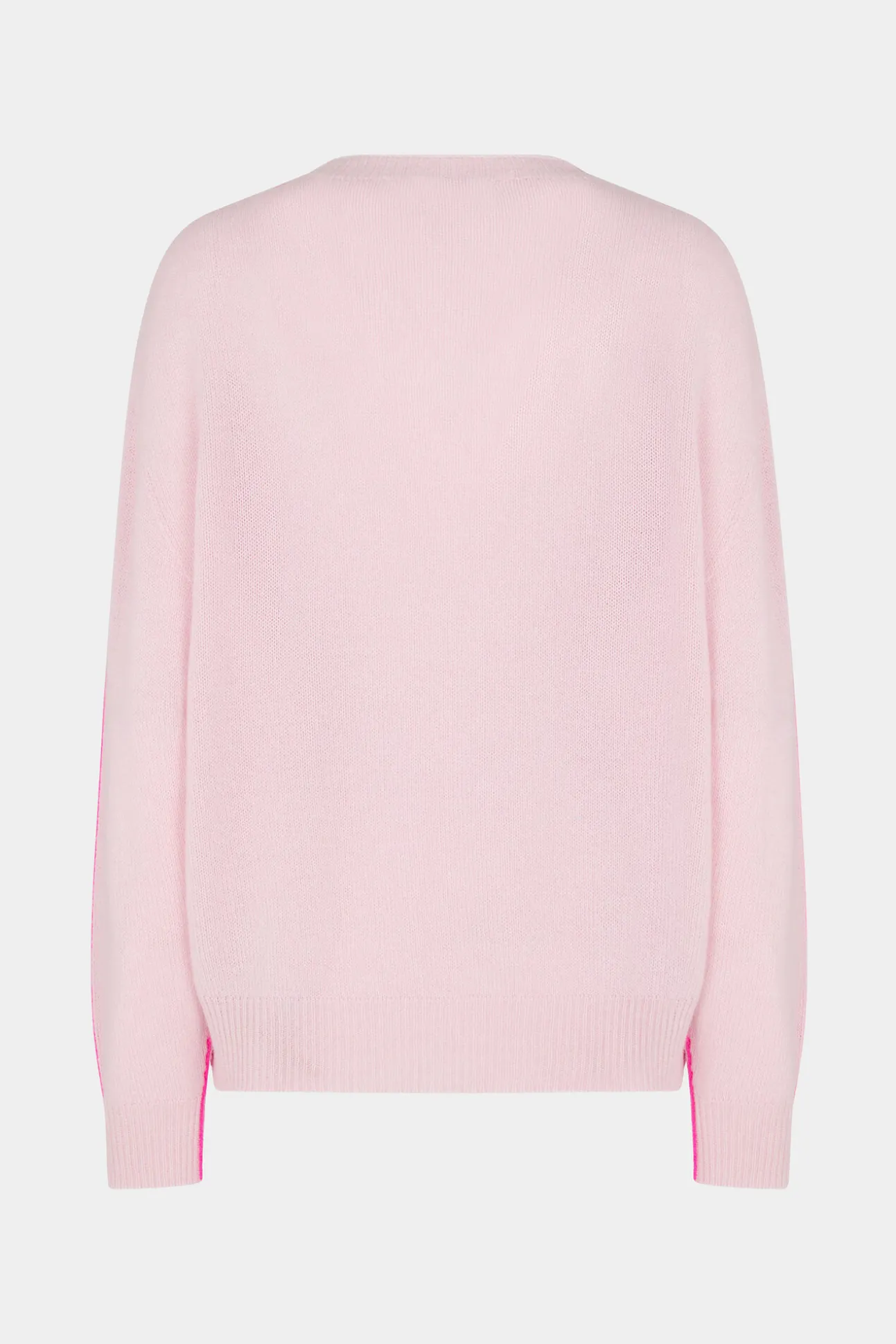 Contrast Color Crewneck Knit