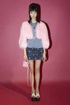 Crystal Flies Wash Mini Skirt