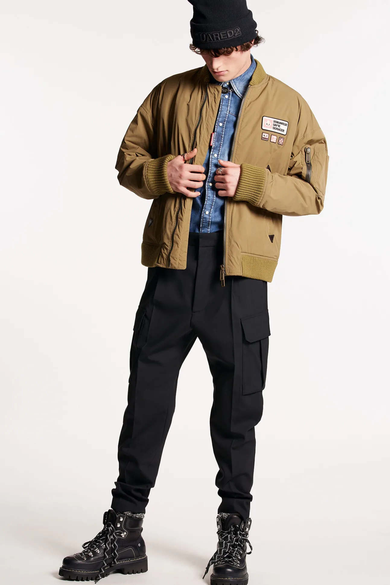 D2 One Pleat Aviator Pants