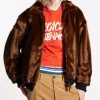 Dsquared2 Faux Fur Bomber Jacket