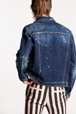 Fireworks Wash Dan Jean Jacket