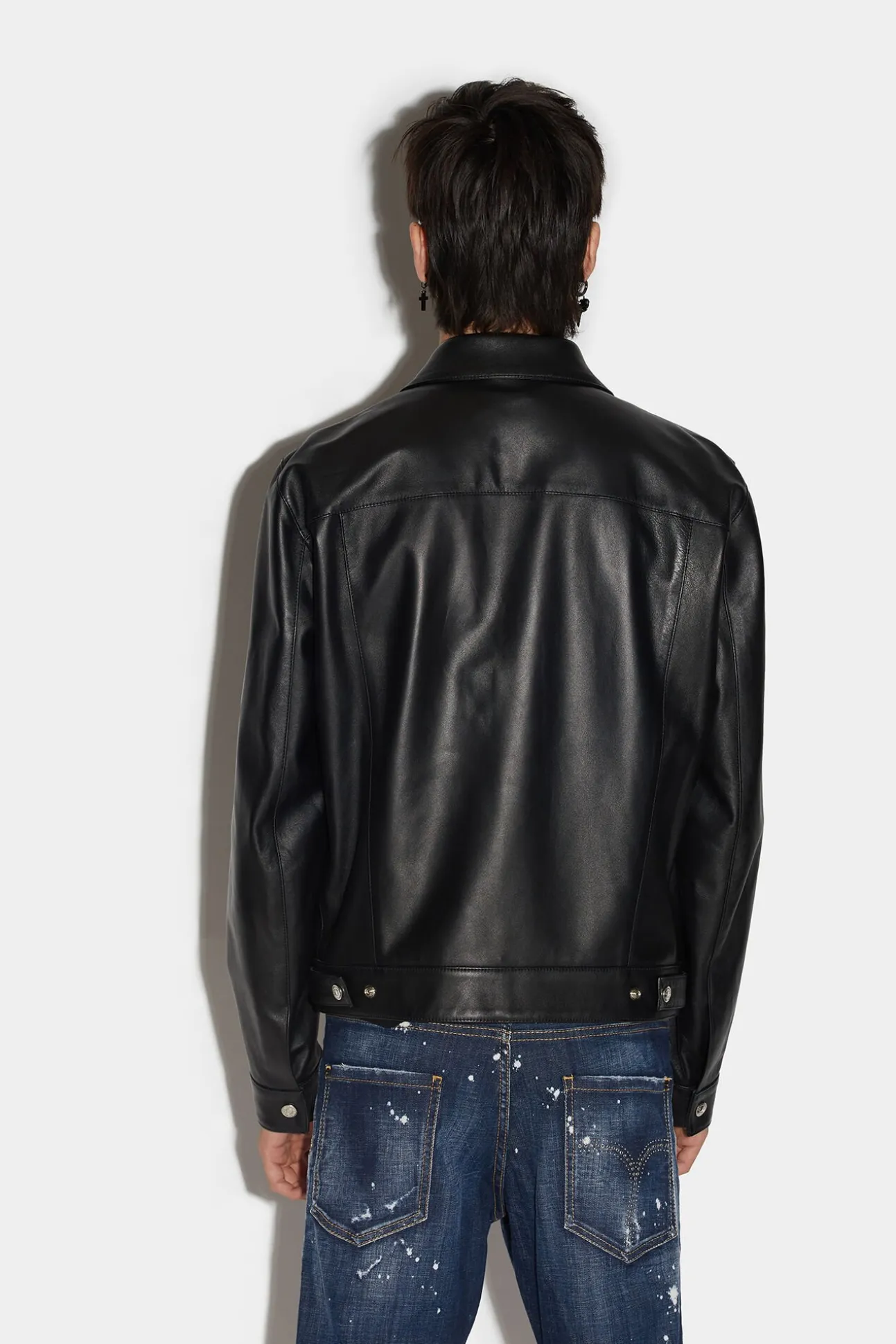 Leather Dan Jean Jacket