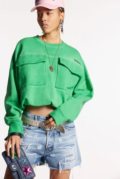 Light Super Ripped Wash Baggy Short