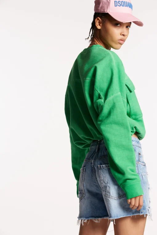 Light Super Ripped Wash Baggy Short