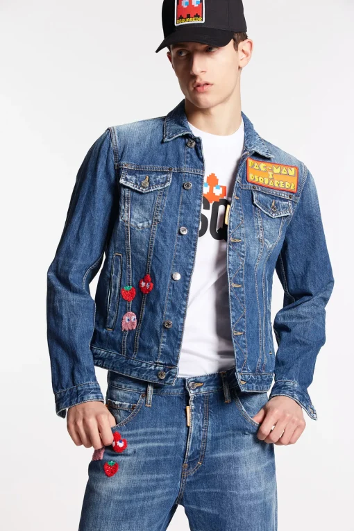 Pac-Man Medium Wash Dan Jean Jacket