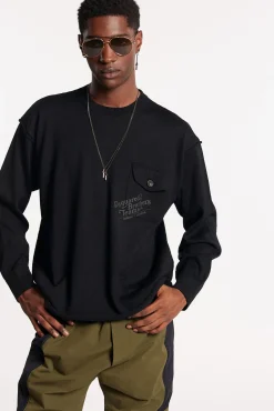 Patch Pocket Crewneck Knit